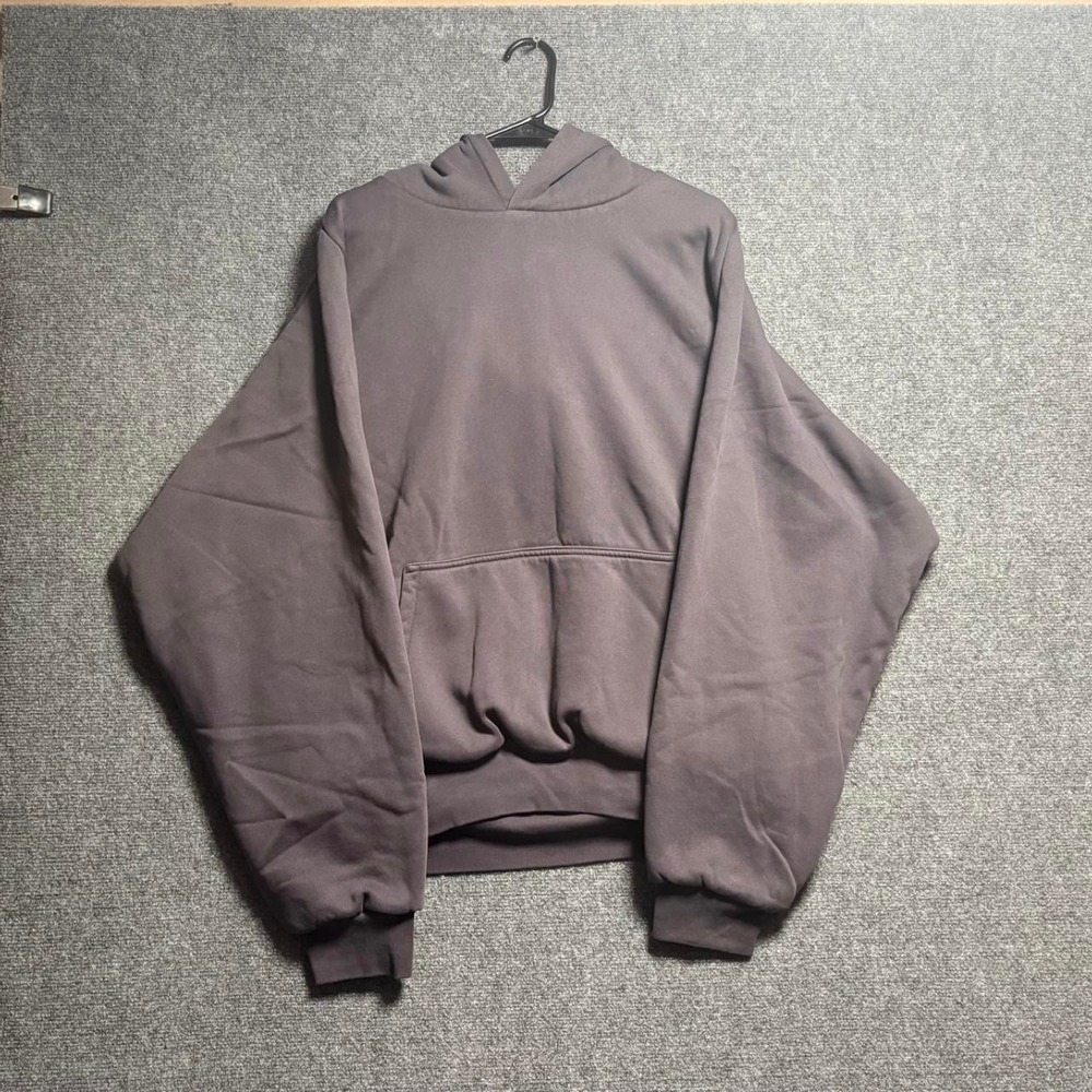 Yeezy Gap Logo Shrunken Hoodie Size XL Dark Grey Brand New